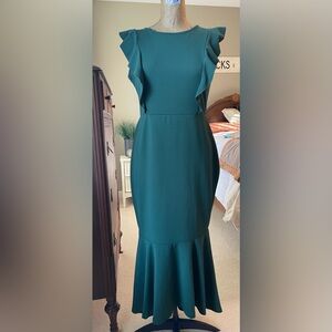 Deep Green Cocktail Dress